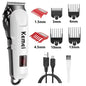 Kemei 809A Professional Hair Trimmer Adjustable Electric Cord/Cordless Hair Clipper For Men Haircut Machine Led Display