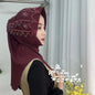 Hijab Muslim Women Shawl Headscarf Luxury Tassels Scarf Malaysia Prayer Kufi Islam Chiffon Turban 05570