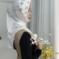 Hijab Muslim Women Shawl Headscarf Luxury Tassels Scarf Malaysia Prayer Kufi Islam Chiffon Turban 05570