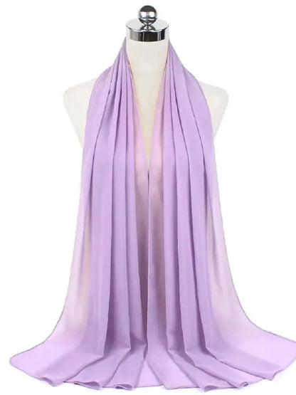 New Fashion Women Solid Chiffon Headscarf Ready To Wear Instant Hijab Scarf Muslim Shawl Islamic Hijabs Arab Wrap Head Scarves