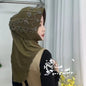 Hijab Muslim Women Shawl Headscarf Luxury Tassels Scarf Malaysia Prayer Kufi Islam Chiffon Turban 05570