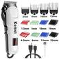 Kemei 809A Professional Hair Trimmer Adjustable Electric Cord/Cordless Hair Clipper For Men Haircut Machine Led Display