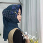 Hijab Muslim Women Shawl Headscarf Luxury Tassels Scarf Malaysia Prayer Kufi Islam Chiffon Turban 05570